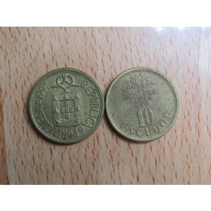 Portugal 1997 $10 Escudos Coin