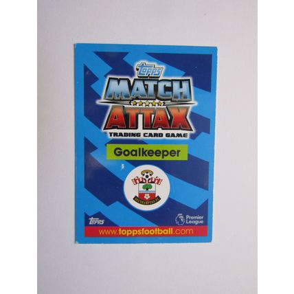 236. Fraser Forster - Southampton - Match Attax 2017/18 Football Card EF1