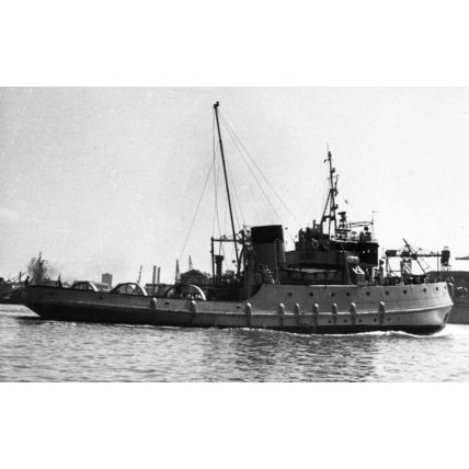 old b/w photograph Tug A88 R.F.A. Agile