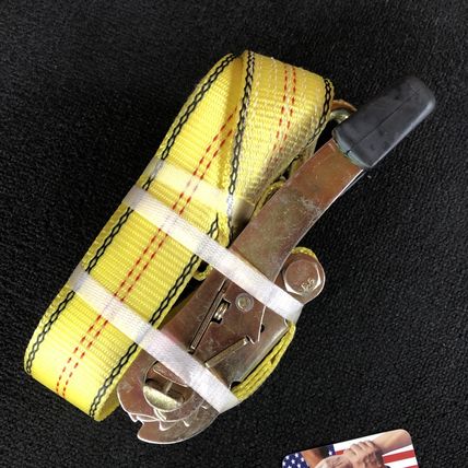 PROGRIP 310701 Heavy Duty 27' Ratchet Strap Yellow Tie Down W/ Large Bar Handle