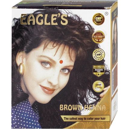 12 x EAGLE'S Henna for hair -BROWN / 12 pcs. X 10 gr/ 'New' Made in Germany!