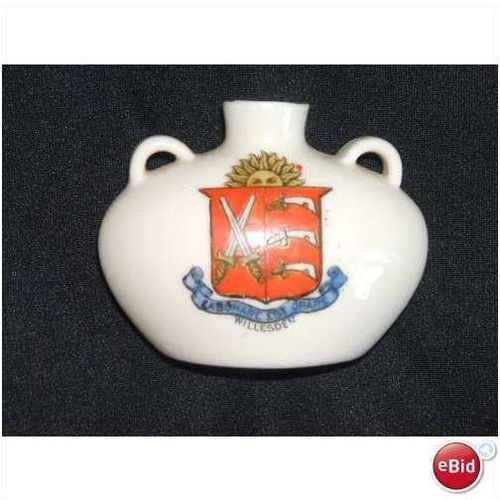 Goss China Crested Sunderland Bottle Willesden Crest CR068