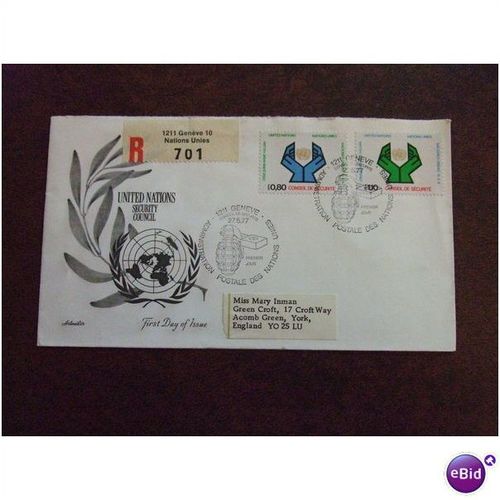 United Nations Geneva 1977 UN Security Council FDC