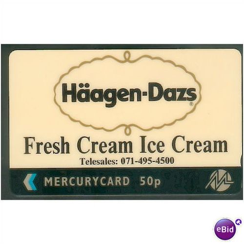 Mercury 182, Haagen Dazs Fresh Ice Cream, Mint phonecard