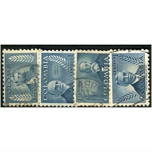 1952 Michel 633/636 - #4 fine used (o)