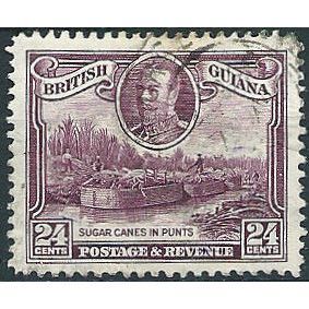 British Guiana 1934 SG294 24c Purple Fine Used . ..