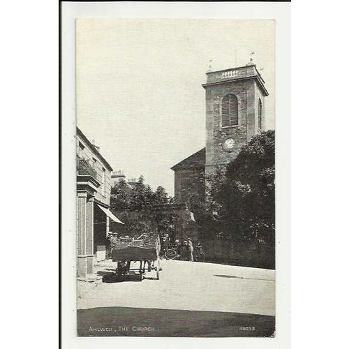 Wales AMLWCH Church Postcard by Photochrom (49238)