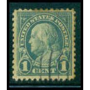 Used 552 1c Benjamin Franklin Fine M09078