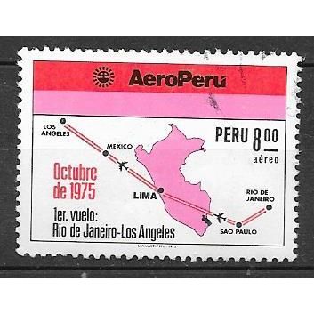Peru ( Pérou ) N° PA 406 YVERT OBLITERE ( USED )