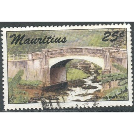 Mauritius stamps 1987 - 25c - Hesketh Bell Bridge