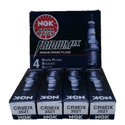 NIB! (4) Genuine NGK 3521 Spark Plug Iridium IX CR9EIX FREE Ship!
