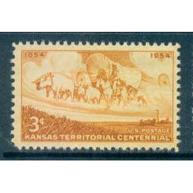 1061 3c Kansas Fine MNH MA0155