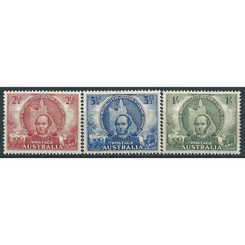 Australia 1946 Mitchell Centenary Set SG216-218 Unmounted Mint ....