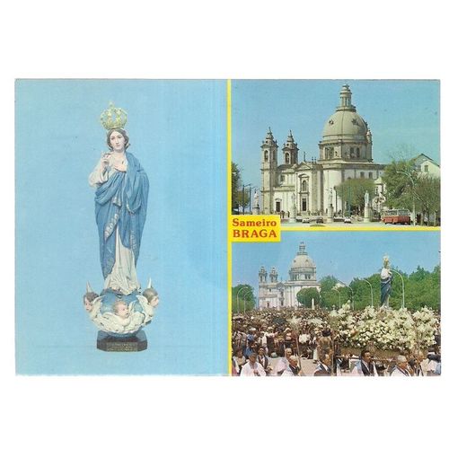 Sameiro, BRAGA, Portuugal. unused postcard =