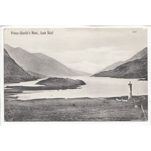 Loch Shiel & Prince Charlie's Monument Inverness-shire Postcard 2067