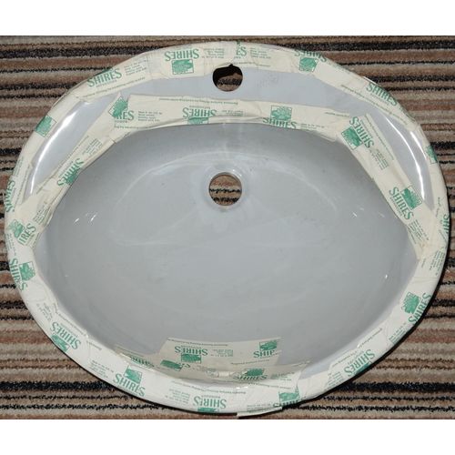 Shires Pavan 550 x 465mm 1TH Vanity Basin in Misty Grey U0264