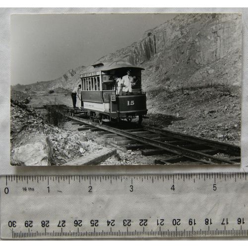 Photo Sheffield Tram no.15 at Tramway Museum Crich, 1964