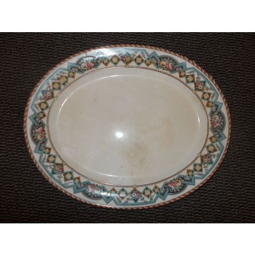 CARVING DISH ANTIQUE VERY OLD VERY BIG (17/1) COLLECTABLE ONLY