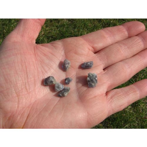 C Iolite Raw Crystals Gemstones 7 Pcs Spiritual Energy Work Gridding