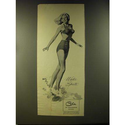 1946 Cole of California Swimsuits Ad - Water Sprite
