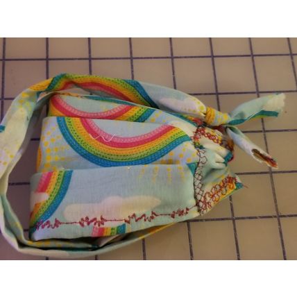 Kid Size Mask w/ Copper/Silver Filters-Rainbows