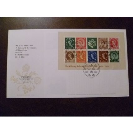 2003 GB 50th Anniversary of Wilding Definitives First Day Cover Edinburgh