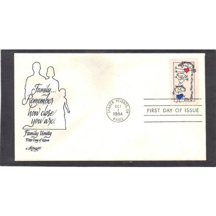 FDC Artmaster 2104 20c Family Unity (Cachet-U/A) CV40575