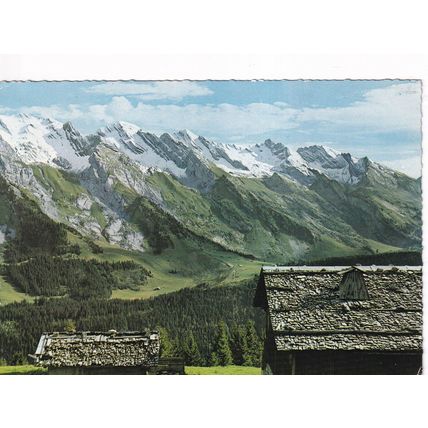 Chaine des Aravis France Postcard posted 1971 VGC