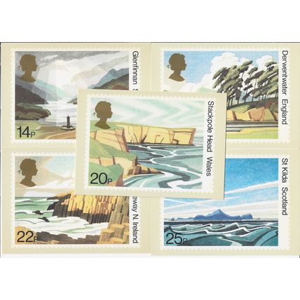 GB 1981 June PHQ M set of 5 National Trusts