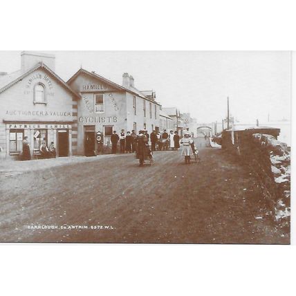 Carnlough, Co. Antrim. C1900: From an original photograph by W. Lawrence