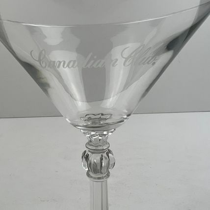 Canadian Club Whiskey 6" Martini Glass