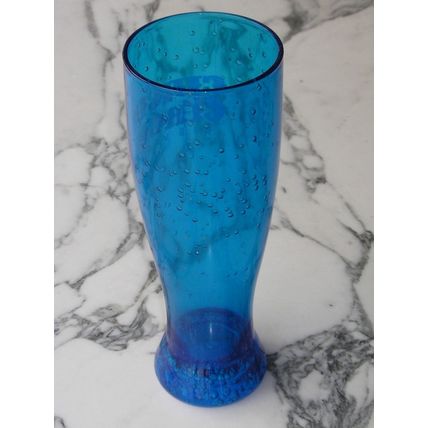 Circus Circus Las Vegas Tall Cup Mug Blue Bubbles -Beer Cocktails glass USA XL