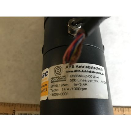 AHS E586MGD-001D-4,11009-0001 DC SERVO MOTOR,sick DFS60B-BBPK10000,TN