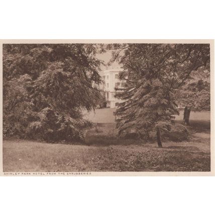 Shirley Park Hotel Surrey Amazing Grounds Old Postcard