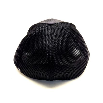 Diamond Mine Ball Cap Hat Richardson R-Flex 855 LG-XL Black/Brown Leather Emblem