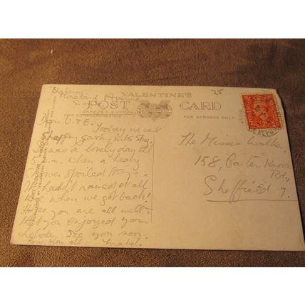 Valentines Postcard - Sun Lounge, Skegness Lincolnshire - Artist BFC Parr A1675