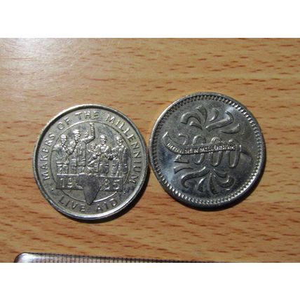 Makers of Millennium 2000 Live Aid 1985 Medal (e653)