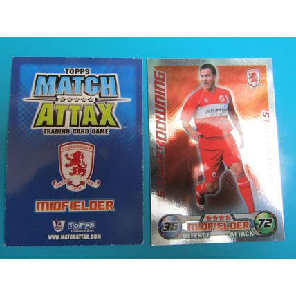 Stewart Downing Star Player - Middlesbrough - Match Attax 2008/09 Football Card