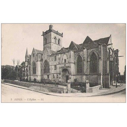 14 - Dives-sur-Mer - Eglise - 2 cartes postales