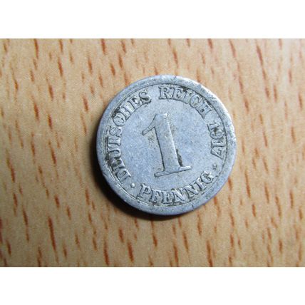1917e 1 Pfennig Germany Empire Coin
