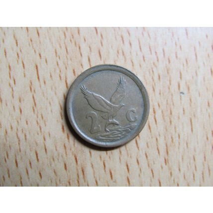 Suid Africa South Africa 1992 2 Cent Coin