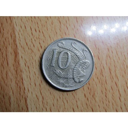 Australia 1972 10 Cents Coin