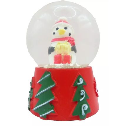 Miniature Penguin Snowglobe 6 CM Christmas Festive Decoration Gift Christ Love