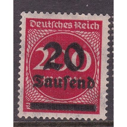 Germany 1923 20T on 200m Red Mint Hung SG 279 VGC