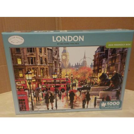 1000 Piece Otter House Jigsaw - London by Richard McNeill – NEW & SEALED