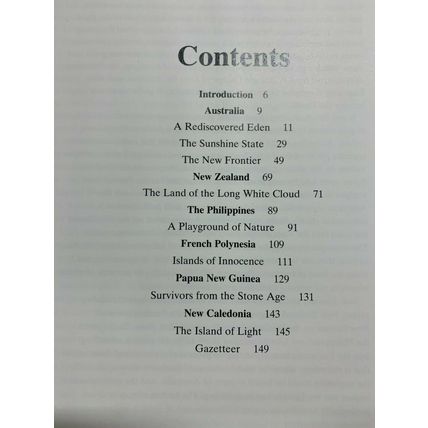 1991 "PEOPLE AND PLACES - AUSTRALIA & SOUTH PACIFIC" LARGE HARDBACK BOOK (P5)