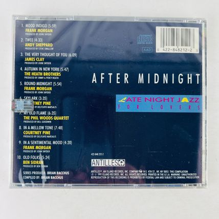 After Midnight - Late Night Jazz For Lovers CD NEW SEALED