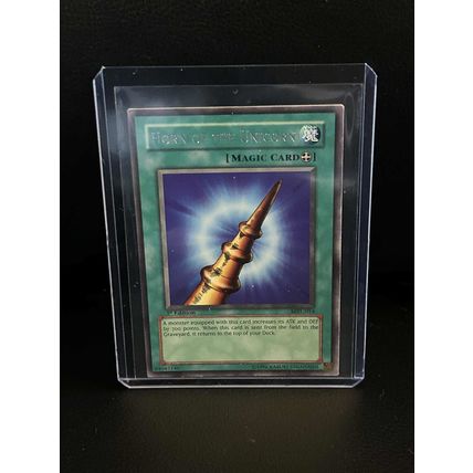 Horn of the Unicorn - MRL-054 - Rare - 1st Edition Magic Ruler Yu-Gi-Oh Trading