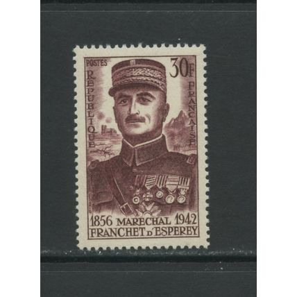 France 1956, 799 d'Esperey, VF, MNH (FR344)
