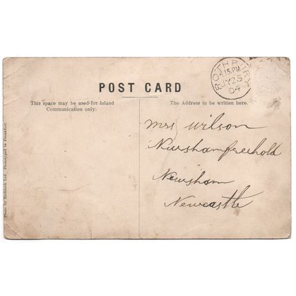 PRINTED POSTCARD OF THROPTON VILLAGE NORTHUMBERLAND POSTED 1904 (4327)